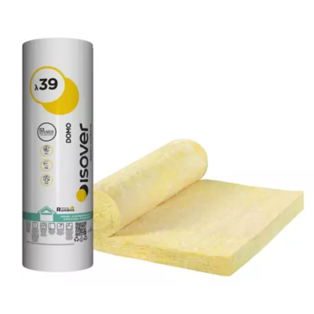 Vata minerala de sticla Isover Domo Twin 100/50 mm, 2 x 50 x 1200 x 8000 mm